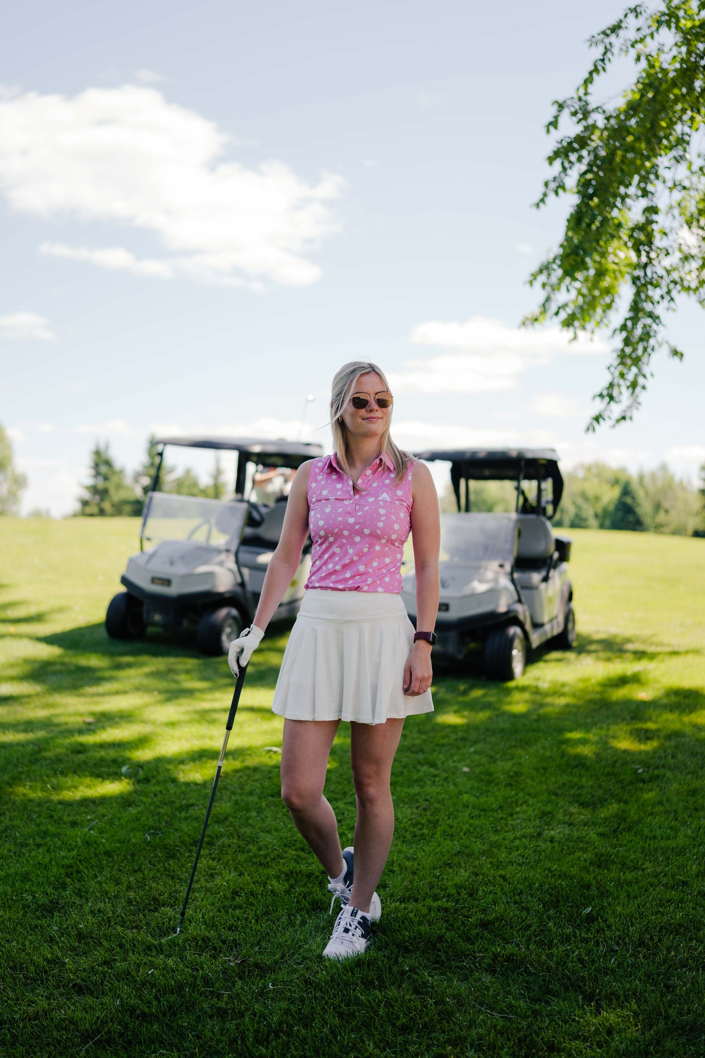 (WOMENS) PINK PARADISE POLO