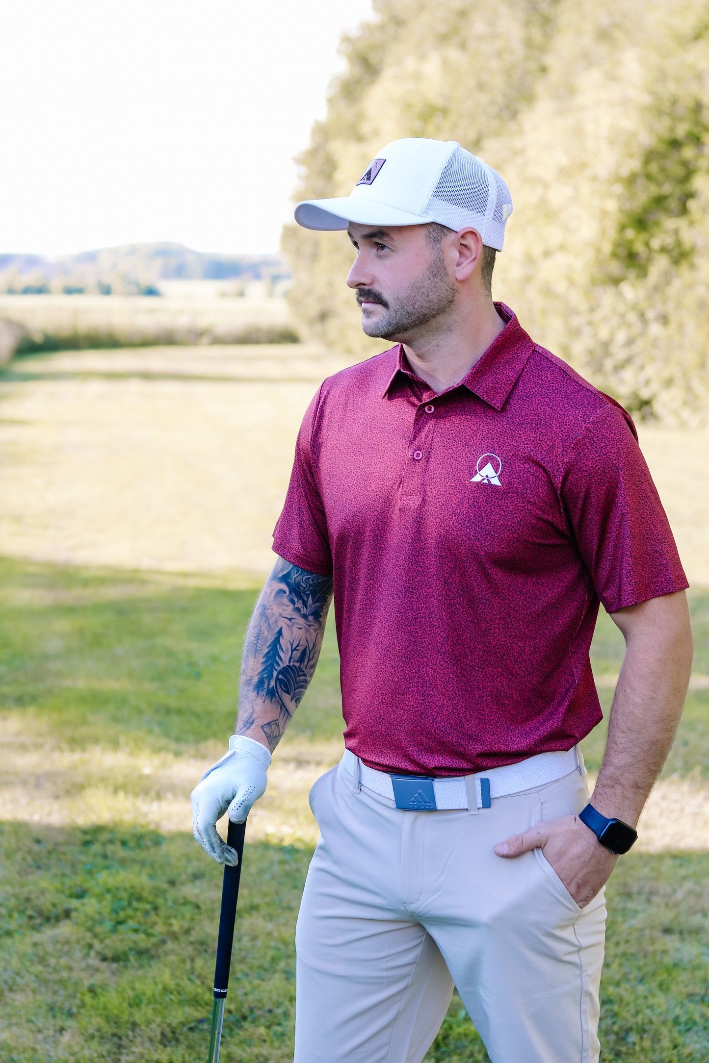 VINTAGE MAROON POLO (NEW)